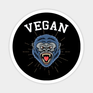 Vegan Gorilla Magnet